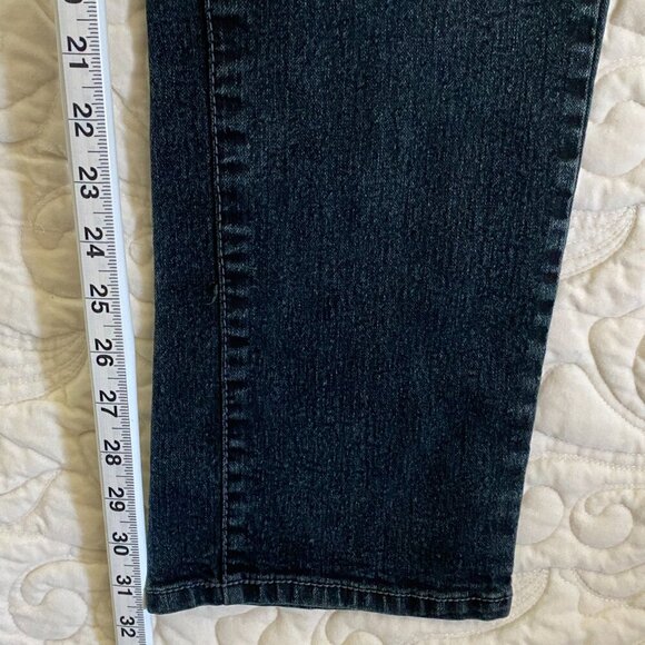 Lois Denim Long Black Jeans Size 34 Straight Leg - Picture 9 of 10